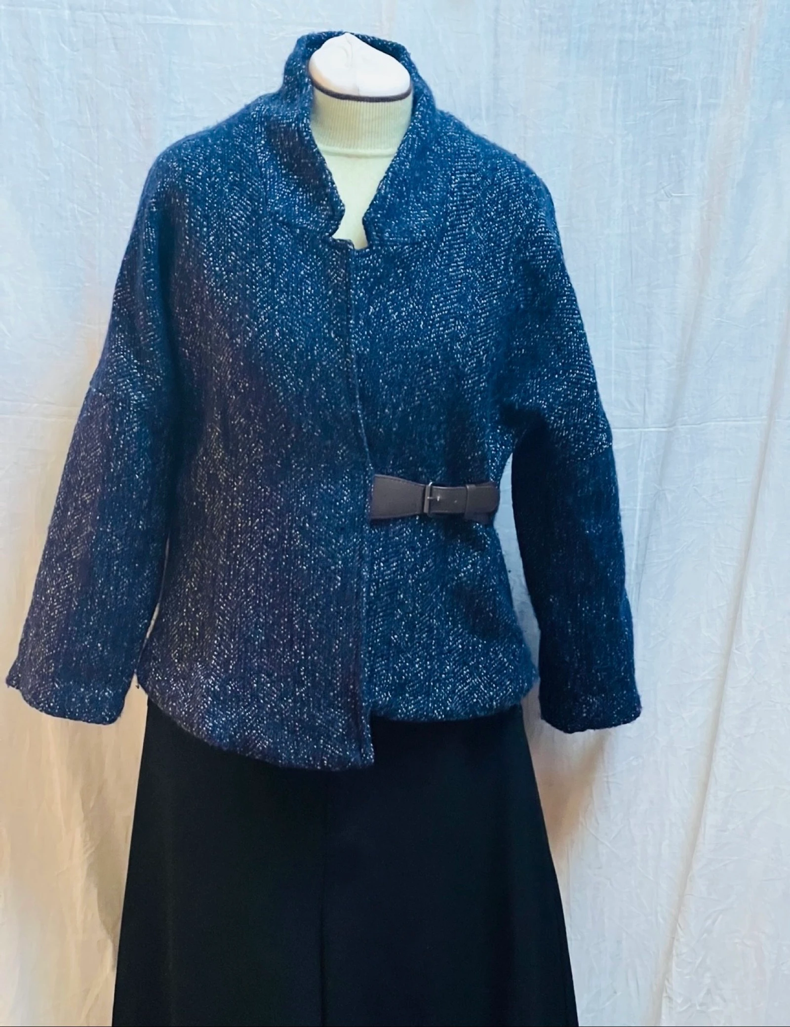 Minspri vest met twee kleuren van gemengde wol – photo 6